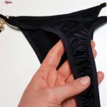 شورت زنانه مدل زنجیردار فانتزی کد 4767-13-10 رنگ مشکی