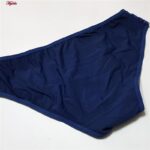 ست شورت و سوتین زنانه پانیذ مدل فنردار گیپوری کد 9008 رنگ سرمه ای