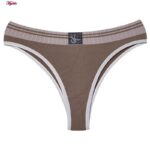 ست نیم تنه و شورت ورزشی زنانه ماییلدا مدل بدون فنر پددار کد 4751 رنگ نسکافه ای