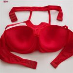 ست شورت و سوتین زنانه ماییلدا مدل فنردار کد 4716-883 رنگ قرمز
