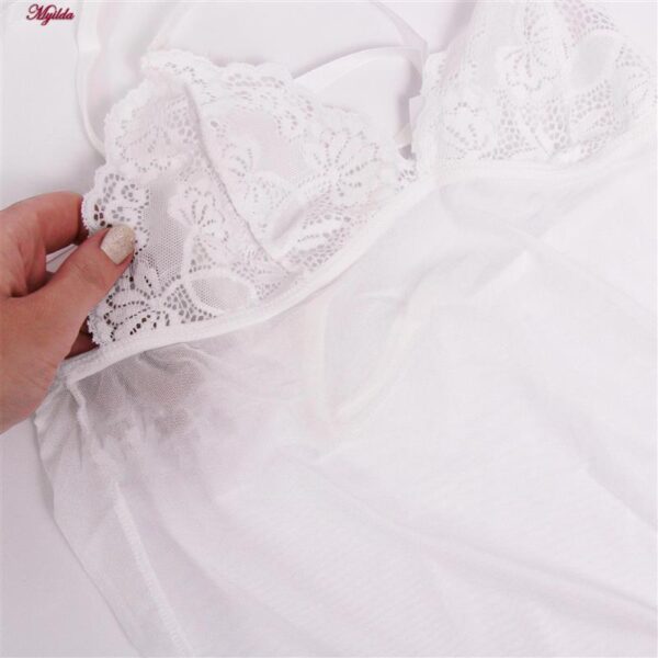 لباس خواب زنانه ماییلدا مدل 3685-804 رنگ سفید