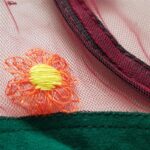 ست شورت و سوتین زنانه لیمون مدل فنردار گیپوری کد 4699-10502 رنگ زرشکی