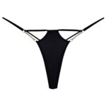 شورت زنانه مدل زنجیردار فانتزی کد 4767-13-02 رنگ مشکی