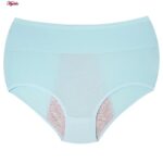 شورتکس زنانه ماییلدا مدل دولایه کمر پهن کد 4747 رنگ آبی