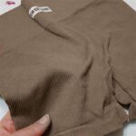 ست نیم تنه و شلوارک ورزشی زنانه ماییلدا مدل پددار بدون فنر کد 4580 رنگ قهوه ای