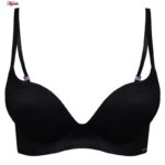 سوتین زنانه ماییلدا مدل بدون فنر پوش آپ کد 4749 رنگ مشکی