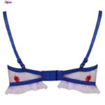 ست شورت و سوتین زنانه لیمون مدل فنردار گیپوری کد 4699-10502 رنگ بنفش