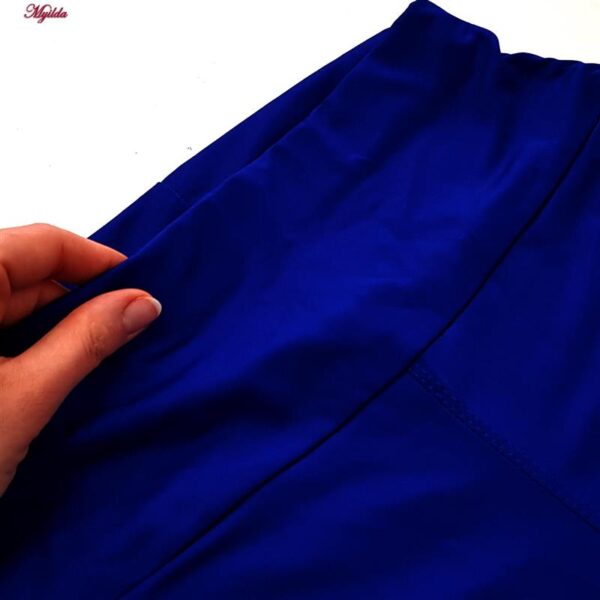ست سویشرت و شلوار ورزشی زنانه مدل فینگردار کد 4739 -480P رنگ آبی