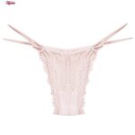 ست شورت و سوتین زنانه ماییلدا مدل گیپوری بدون فنر کد 4752 رنگ صورتی