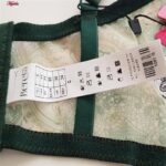 ست شورت و سوتین زنانه برتا مدل فنردار گیپوری کد 4740-1061 رنگ سبز