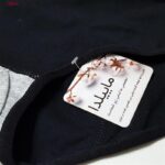 شورتکس زنانه ماییلدا مدل دولایه کمر پهن کد 4747 رنگ مشکی