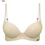 سوتین زنانه ماییلدا مدل بدون فنر پوش آپ کد 4749 رنگ کرم