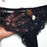 شورت زنانه جینا مدل گیپوری کد 4782-2223 رنگ مشکی