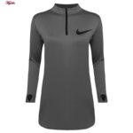 ست سویشرت و شلوار ورزشی زنانه مدل فینگردار کد 4739 -480P رنگ طوسی