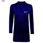 ست سویشرت و شلوار ورزشی زنانه مدل فینگردار کد 4739 -480P رنگ آبی