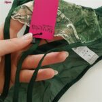 ست شورت و سوتین زنانه برتا مدل فنردار گیپوری کد 4740-1061 رنگ سبز