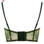 ست شورت و سوتین زنانه برتا مدل فنردار گیپوری کد 4740-1061 رنگ سبز