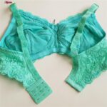 سوتین زنانه پانیذ مدل بدون فنر کد 66327 رنگ سبز پسته ای