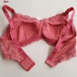 ست شورت و سوتین زنانه پانیذ مدل بدون فنر گیپوری کد 9016 رنگ کالباسی