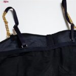 بادی زنانه ماییلدا مدل توری کد 4781-2026 رنگ مشکی