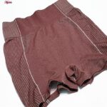 ست نیم تنه و شلوارک ورزشی زنانه ماییلدا مدل پددار بدون فنر کد 4756 رنگ کالباسی