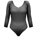 لباس خواب زنانه ماییلدا مدل نگین دار کد 4860-7228 رنگ مشکی