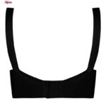 سوتین زنانه ماییلدا مدل بدون فنر کش پهن کد 4779 رنگ مشکی