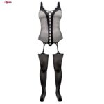 لباس خواب زنانه ماییلدا کد 4855-80180 رنگ مشکی