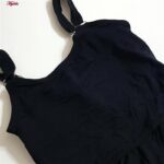 کراپ‌تاپ زنانه ماییلدا مدل پشت کوتاه کد 4790 رنگ مشکی