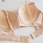 سوتین زنانه لنا مدل فنردار کاپ اسفنجی کد 4852 رنگ کرم