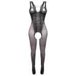 لباس خواب زنانه ماییلدا مدل نگین دار کد 4860-7055 رنگ مشکی