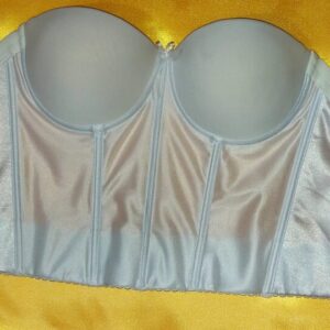 دکلته زنانه بلند سفید کد R-314