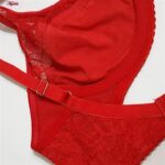 ست شورت و سوتین زنانه کارنا رز مدل فنردار هارنس کد 4862-2023 رنگ قرمز