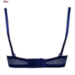 سوتین زنانه لنا ژنکن مدل فنردار کاپ اسفنجی کد 4852 رنگ سرمه ای