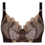 سوتین زنانه ماییلدا مدل فنردار کد 3939-7 رنگ قهوه ای