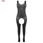 لباس خواب زنانه ماییلدا مدل نگین دار کد 4860-7227 رنگ مشکی