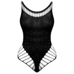 لباس خواب زنانه ماییلدا مدل نگین دار کد 4860-7175 رنگ مشکی