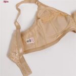 سوتین زنانه پانیذ مدل بدون فنر کد 77359 رنگ کرم