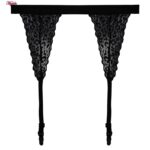 ست شورت و سوتین زنانه ماییلدا مدل فنردار پلنگی کد 4761-7009 به همراه جوراب و نگهدارنده جوراب