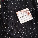 لباس خواب زنانه ماییلدا مدل نگین دار فانتزی کد 4860-7127 رنگ مشکی