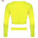 نیم تنه زنانه ماییلدا مدل بند ضربدری کد 4723-491P رنگ زرد