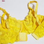 سوتین شیردهی کارنا رز مدل فنردار کد 4866-900 رنگ زرد