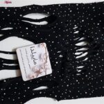 لباس خواب زنانه ماییلدا مدل نگین دار کد 4860-7120 رنگ مشکی