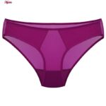 ست شورت و سوتین زنانه پانیذ مدل ساتن فنردار کد 4649 رنگ سرخابی