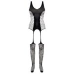 لباس خواب زنانه ماییلدا مدل نگین دار کد 4860-7017 رنگ مشکی