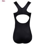 مایو زنانه ماییلدا مدل پددار یک تکه توری کد 3910-705 رنگ مشکی