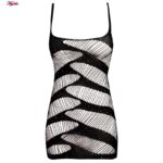 لباس خواب زنانه ماییلدا مدل نگین دار فانتزی کد 4860-7069 رنگ مشکی