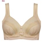 سوتین بارداری ماییلدا مدل کاپ اسفنجی دکمه دار کد 4773 رنگ کرم