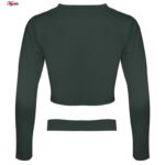 نیم تنه زنانه ماییلدا مدل بند ضربدری کد 4723-491P رنگ کله غازی