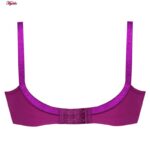 ست شورت و سوتین زنانه پانیذ مدل ساتن فنردار کد 4649 رنگ سرخابی